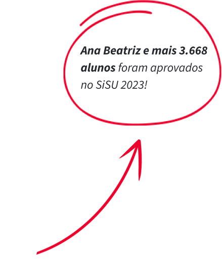 Ana Beatriz e mais 3.668 alunos foram aprovados no SiSU 2023!